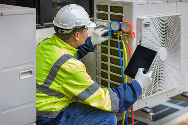Professional Heat Pump Repair technician working in Macedonia, OH